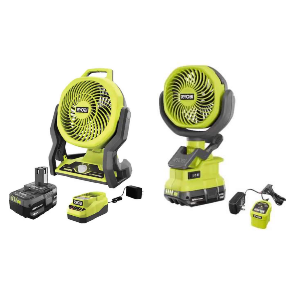 Set of 2 Ryobi Fans French Bull Dog Club of America